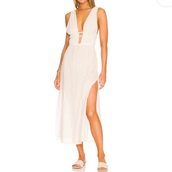 L*Space Kira Coverup in Cream Sz M - Picture 1 of 2